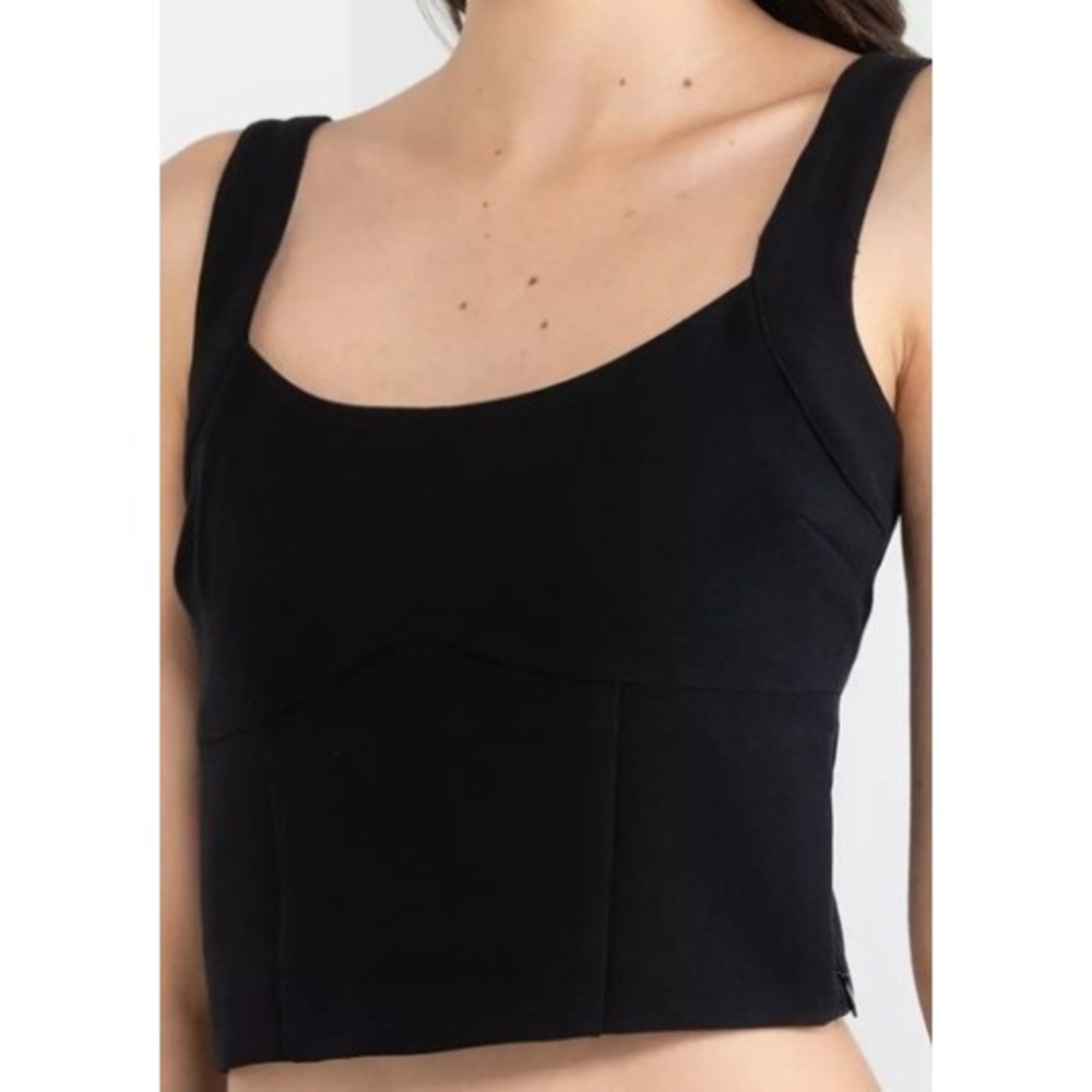 Abercrombie & Fitch "Double-Layered Seamless Fabric Corset Tank"